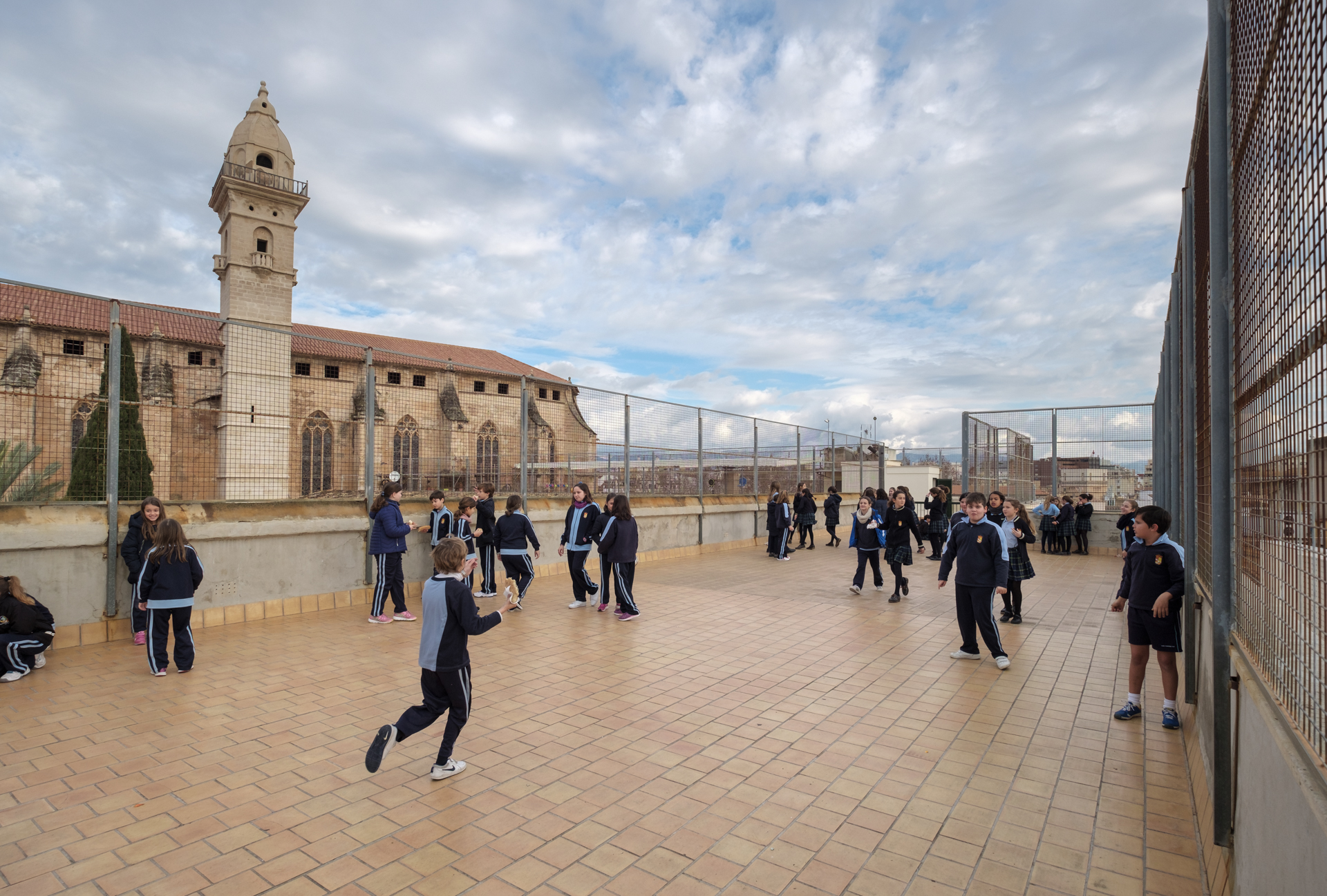 Patio de juegos del colegio